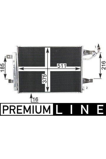 A/C-Kondensator MITSUBISHI COLT / SMART