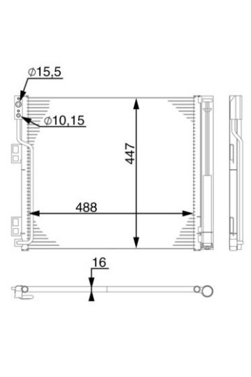 A/C-Kondensator NISSAN NV 200