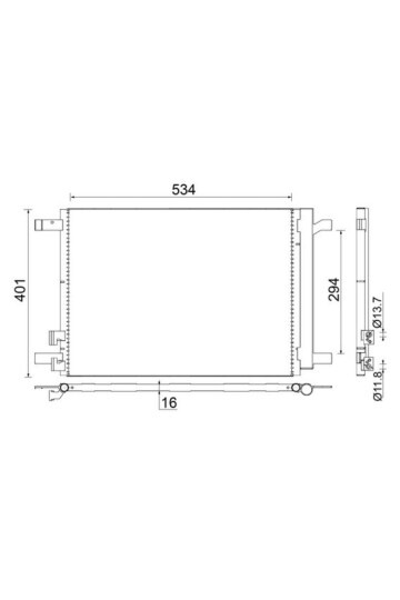 A/C-Kondensator VW GOLF VII