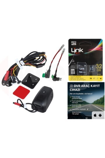 ARAÇ DVR KAYIT CİHAZI TÜRKÇE MENÜ ANDROID VE APPLE UYUMLU HD KALITELI