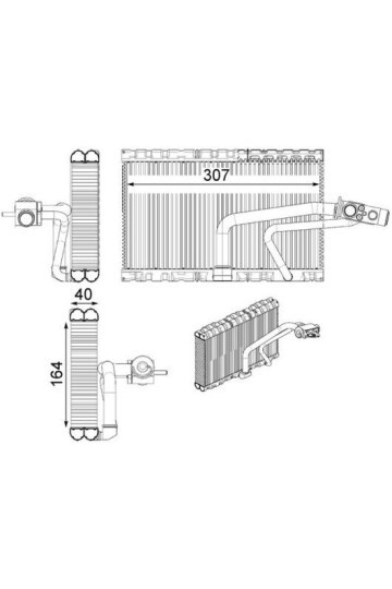 EVAPORATOR MERCEDES G-CLASS W463 00>