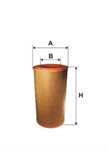 HAVA FİLTRESİ DAF 95XF-CASE 9000 SERİE-CATERPİLLAR 300.700 SERİE-HİTACHİ ZW SERİE DIŞ HP 2505 C 291410/2-AM 447/1-AF 25437