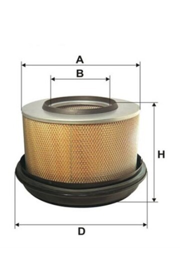 HAVA FİLTRESİ MERCEDES SETRA 0 305 HP 760 C 33922-AM 423-AF 977