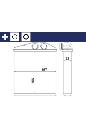 KALORİFER RADYATÖRÜ CORSA C-TIGRA TWINTOP 1.2-1.4-1.8-1.3CDTI-1.7CDTI 00> 170x160 8FH351313531