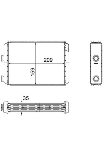KALORİFER RADYATÖRÜ DOBLO 01>PUNTO 01>IDEA 04> AC KLİMASIZ 209x159