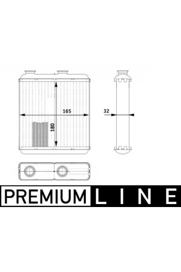 KALORİFER RADYATÖRÜ OPEL MERIVA 1.4-1.6-1.3CDTI-1.7DTI-1.7CDTI 03-10