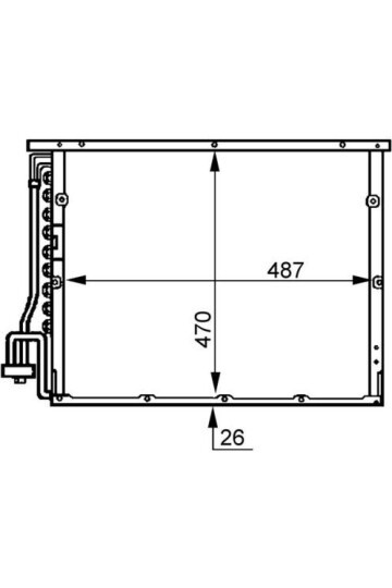 KLIMA RADYATORU BMW M40 M41 M42 M43 M44 M50 M52 E36 S54 M54 Z3