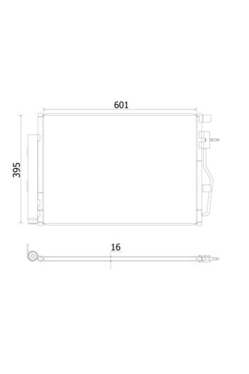 KLİMA RADYATÖRÜ KONDANSATÖRÜ OPEL MOKKA 12>19 CHEVROLET TRAX 12> 1.6-1.8 XER