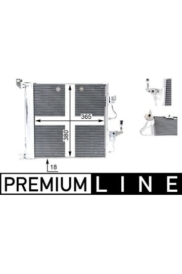 KLİMA RADYATÖRÜ KONDENSERİ OPEL ASTRA H 04>10 ZAFIRA B 05>15 1.3-1.7-1.9 CDTI-DT-DTH-DTL KURUTUCU İLE