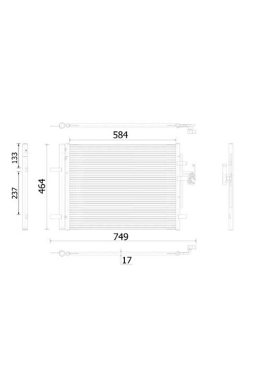 KLIMA RADYATORU LAND ROVER DISCOVERY SPORT L550 FREELANDER 2 L359 RANGE ROVER EVOQUE L538 . VOLVO S60 S80 V60 V70