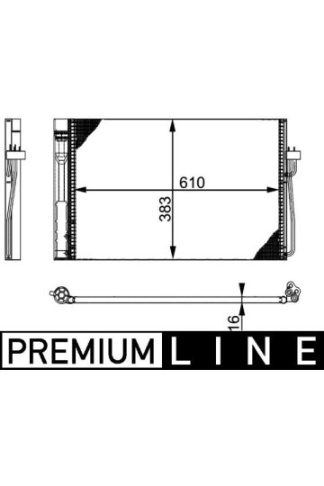 KLIMA RADYATORU PREMIUM LINE BMW E60 E65 M57 N57 N67