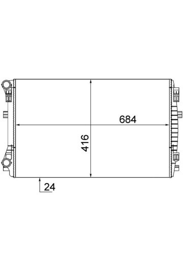 Kühlmittelkühler AUDI A3 LEON OCTAVIA GOLF