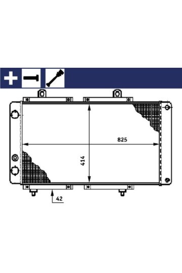 Kühlmittelkühler CITROEN C25 / PEUGEOT J5