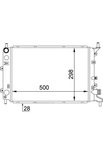 Kühlmittelkühler FORD ESCORT V