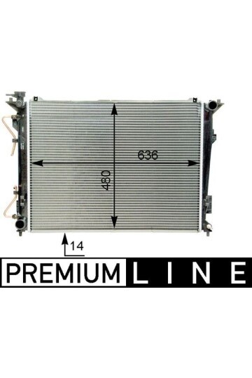 Kühlmittelkühler HYUNDAI SONATA 2004-