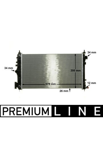 Kühlmittelkühler OPEL INSIGNIA