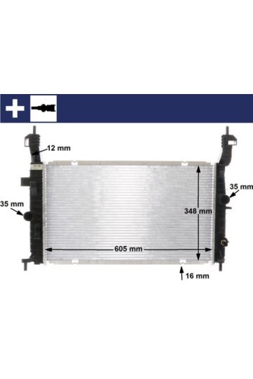 Kühlmittelkühler OPEL MERIVA