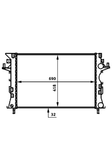 Kühlmittelkühler RENAULT ESPACE III