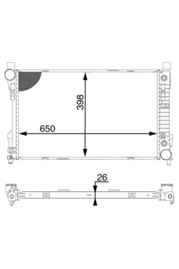 Kühlmittelkühler RENAULT KOLEOS