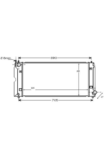 Kühlmittelkühler TOYOTA COROLLA AT