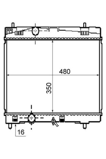 Kühlmittelkühler TOYOTA YARIS