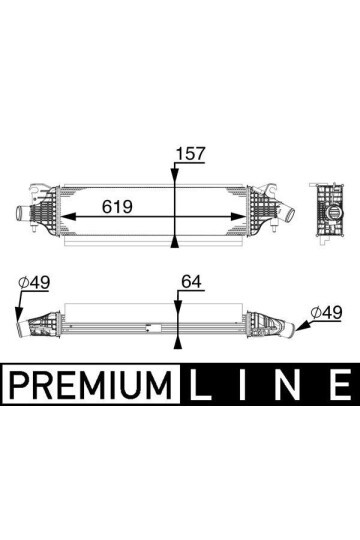 Ladeluftkühler NISSAN INFINITI