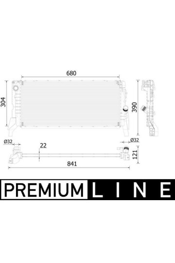 MOTOR SU RADYATORU BMW B37 F45 F46 F48 MINI F56 F55 F57 F60 PREMIUM LINE