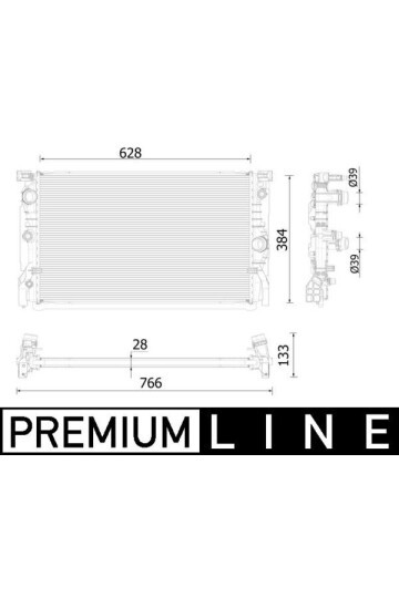 MOTOR SU RADYATORU PREMIUM LINE BMW G11 G12 15>20 G15 G16 18>20