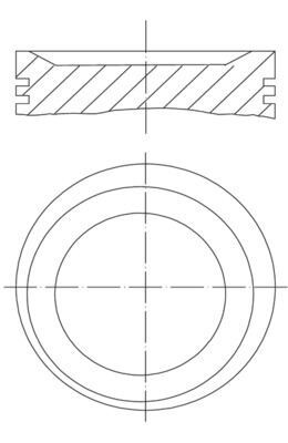 PISTON SEGMAN 0.50mm 85.50mm BMW M43 B 19 3.18I 118 PS E36 E46 Z3