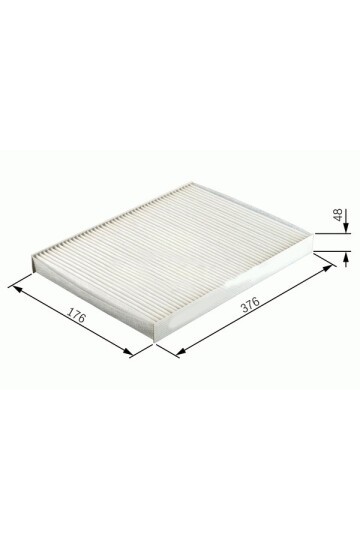 POLEN FİLTRESİ CITROEN JUMPY 07>16 PEUGEOT EXPERT 07>16 1.6-2.0 HDI SCUDO 1.6-2.0 D MTJ