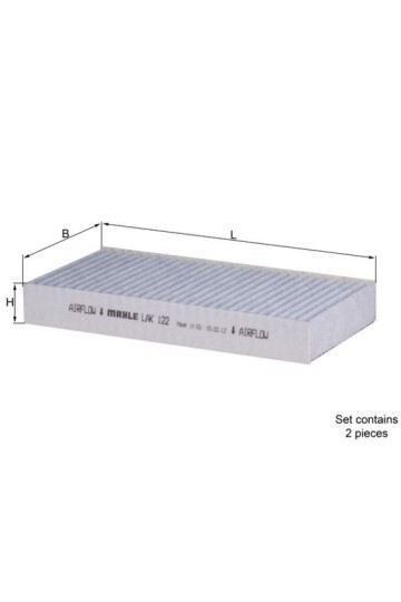 POLEN FİLTRESİ CIVIC VI 1.4-1.6-2.0 01-05 -CRV II 2.0-2.2 CDTI-FRV 1.7-2.0-2.2 CDTI 02 >