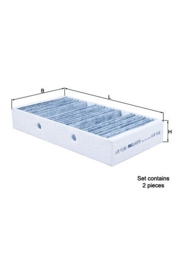 POLEN FILTRESI TAKIMI MERCEDES W166 X166 C292 KARBONLU