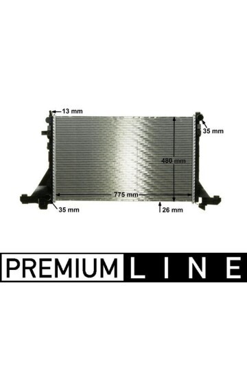 RADYATÖR MASTER III-MOVANO B 2.3DCI-CDTI 10 > KLİMALI 773x469x26 mm