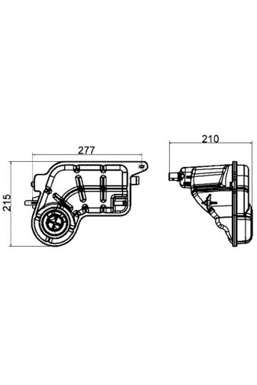 RADYATÖR YEDEK SU DEPOSU GENLESME KABI A6 CAGA-CAHA-CASB-CLAB-CMFA 2.0 TDİ-2.7 TDİ- 3.0 TDİ 04-11 CRT 20 000S