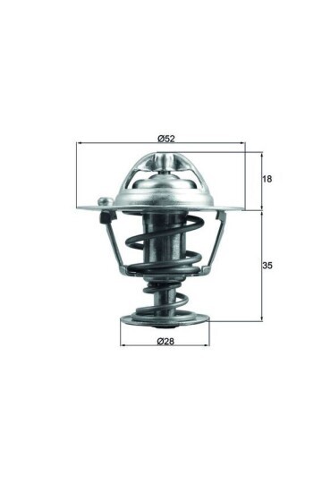 TERMOSTAT 78c HONDA CIVIC 1.4L 1.5L 1.6L D14. D15. D16. B16. 87-> / HR-V 1.6L D16W1 99-07 / CR-Z 1.5L LEA1 10-> / CITY JAZZ 1.4L L13Z1 08-> / CR-V 2.0