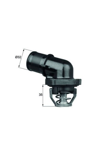 TERMOSTAT 89C P106-P306-PARTNER-BIPPER-BERLINGO-C2-C3-NEMO-SAXO-XSARA 1.1-1.4-1.6 TU1-TU3-TU5