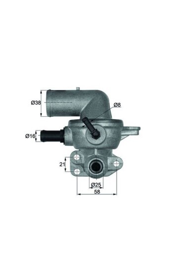 TERMOSTAT KOMPLE CHRYSLER VOYAGER IV RG. RS 88C