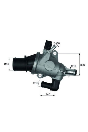 TERMOSTAT KOMPLE STILO 1.8 16V 01-08 - PUNTO 1.8 99 > 88C G911.88 ALFA 156 1.6 1.8 2.0 147