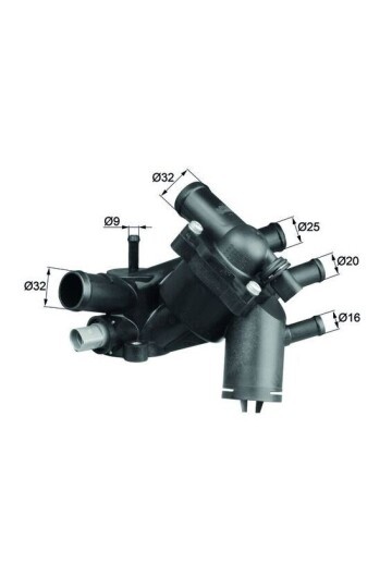 TERMOSTAT KOMPLE VW LUPO 6X1. 6E1 109C