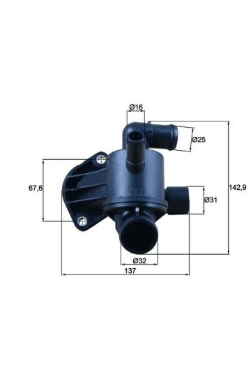 TERMOSTAT Thermostat housing