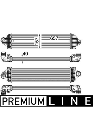 TURBO INTERCOLL RADYATORU MONDEO IV 07>14 S MAX GALAXY 06 >1.6 ECOBOOST VOLVO V70 III 135 T4 10>15 V60 I 155. 157 T4F 11>15 S80 II 124 T4F 11>15 S60 I