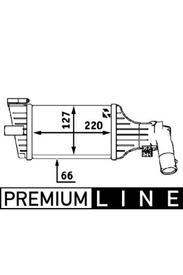 TURBO RADYATÖRÜ INTERCOOLER ASTRA G 1.7DTI 16V-1.7CDTI-2.0DTI 16V 220x170x66