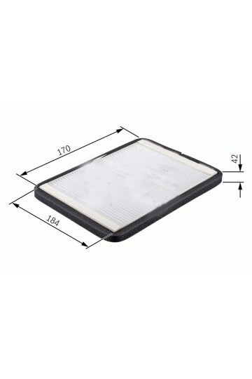 x POLEN FİLTRESİ GOLF I-GOLF II-JETTA II-SEAT TOLEDO I CU2038