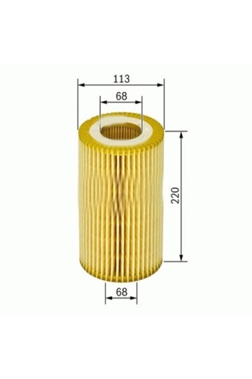 YAĞ FİLTRESİ DAF CF75-CF85-XF95 MLE 1501 HU 1297x 676/1N