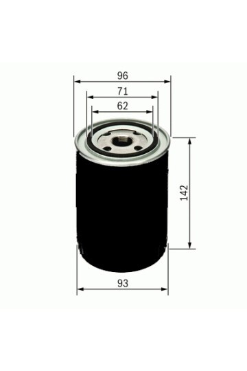 YAĞ FİLTRESİ FORD RANGER 98>06 2.5 TD - NISSAN PİCK UP-NAVARA 720-D21-D22 TOYOTA HIACE 2.2-2.4D W940/1 x