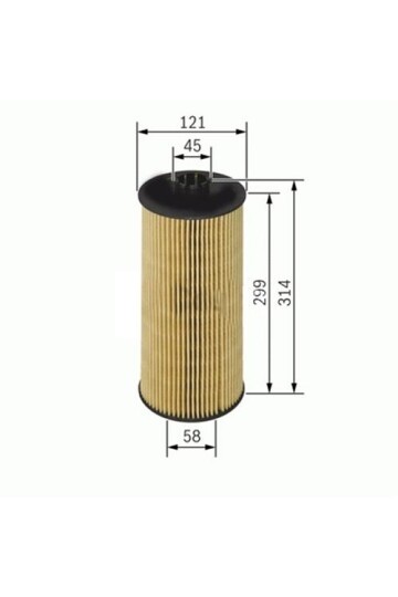 YAĞ FİLTRESİ MB ACTROS I. ACTROS II HU 12140 x-OE 651-LF 3829