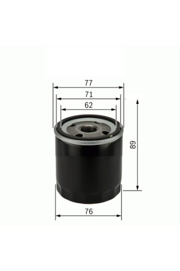 YAĞ FİLTRESİ TOYOTA AURIS COROLLA 1.4L 1NDTV NDE120 NDE150 02-09 / YARIS 1.4L 1NDTV NLP90 06-09 / HI LUX 2.5L 2KDFTV KUN15 KUN25 KUN26 VIGO 05-15 / 2.