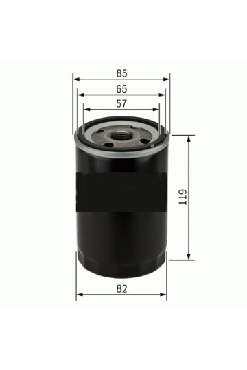 YAĞ FİLTRESİ TOYOTA HILUX - HIACE PİCK UP 88-94 W818/81 x