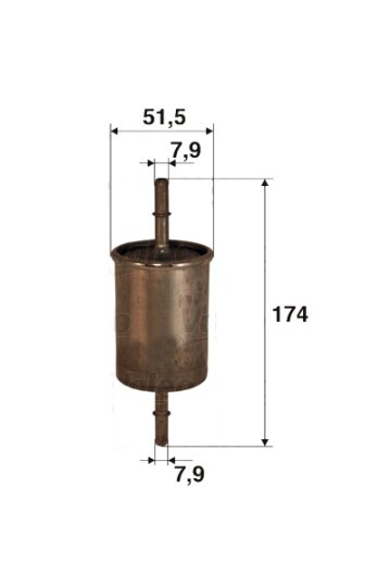 YAKIT FİLTRESİ FOCUS 1.4 16V-1.6 16V-1.8 16V-2.0 16V 75/131 PS 98-04 - CONNECT 1.8 16V 02 > 85 PS