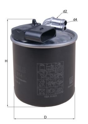 YAKIT FILTRESI MERCEDES OM651 W639 W447 W470 B906 B907 B910